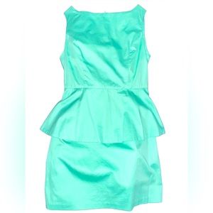 EUC BB Dakota Peplum Mini Dress in Mint Green Size 10